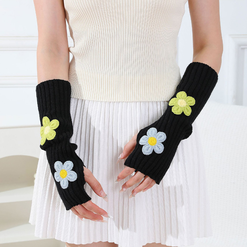 Y2k Accessories Sweet Pink Flo - огляд і ціна Fingerless Glove Knit