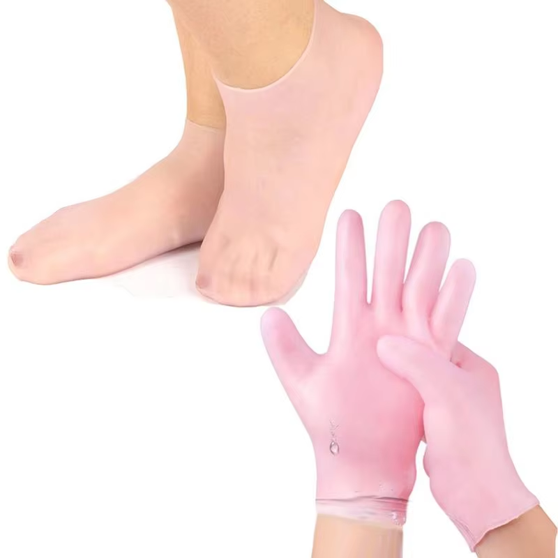 1Pair Silicone Foot Care Socks - огляд і ціна Latex Disposable Glove