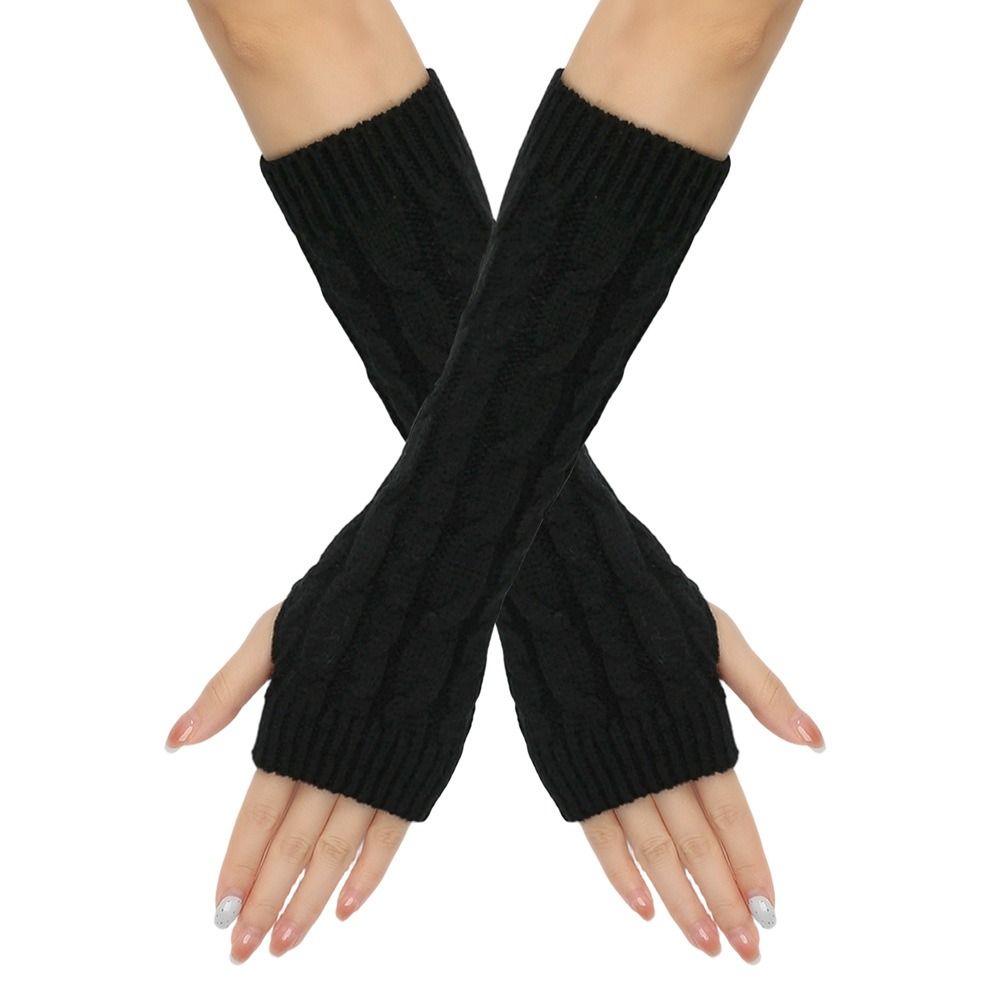 Fingerless Arm Sleeves Gloves  - огляд і ціна Fingerless Glove Knit